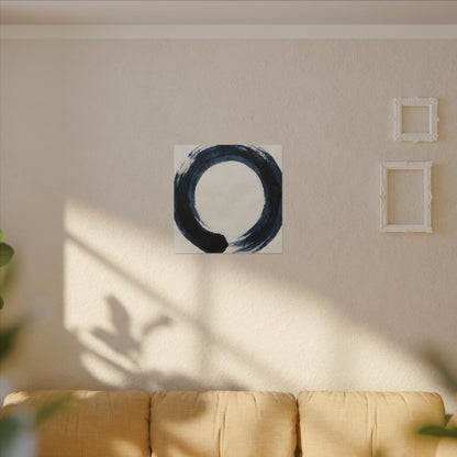 Balanced Meditation Zen Enso Canvas Art