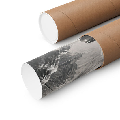 Dappled Incense Smoke Wall Art Print - Zen Seijaku