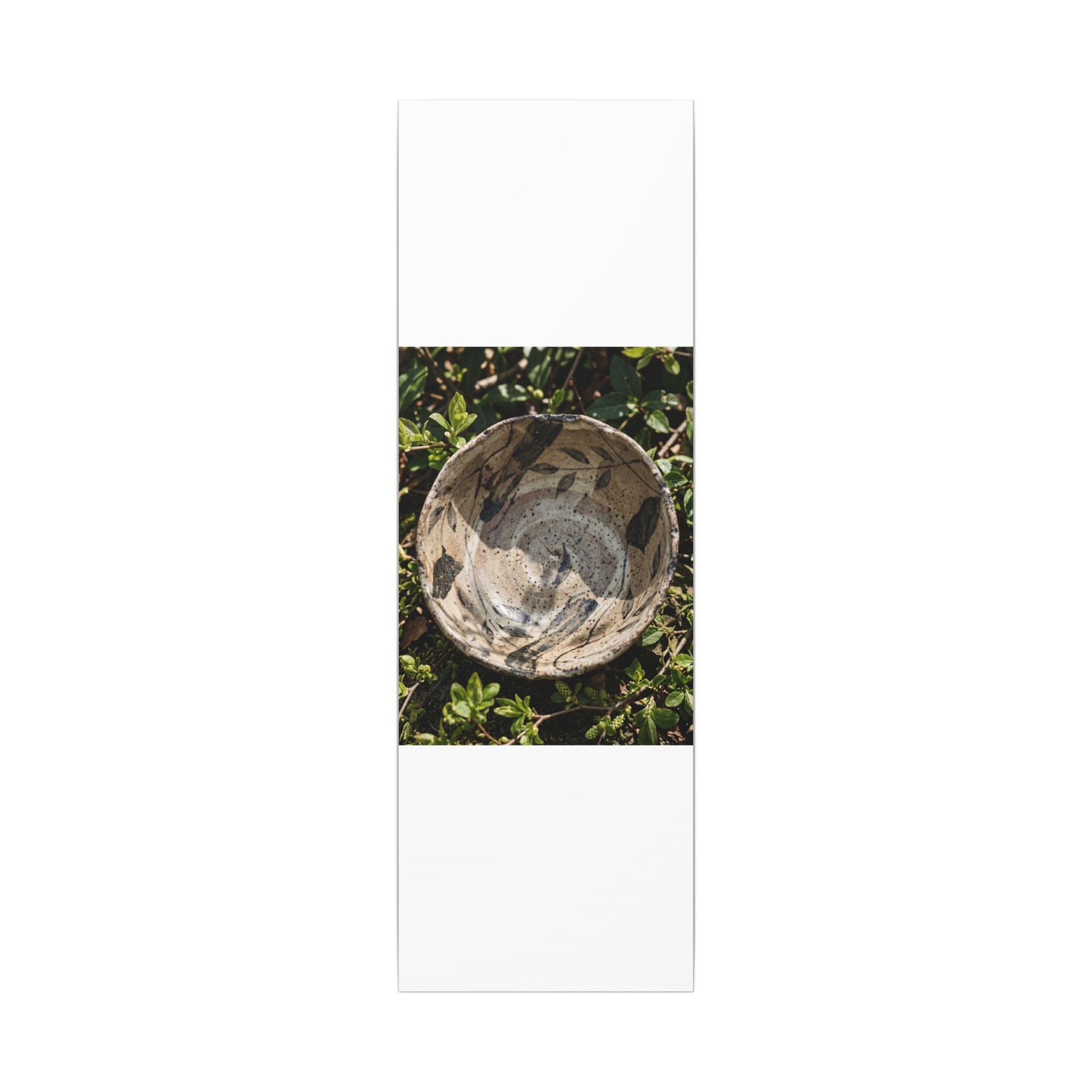 Elegant Ceramic Bowl Canvas Art - Japanese Pattern Japandi