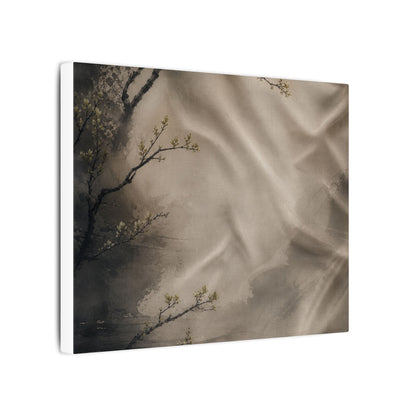 Silk Drape Canvas Art | Spring Japandi Japanese Pattern Art