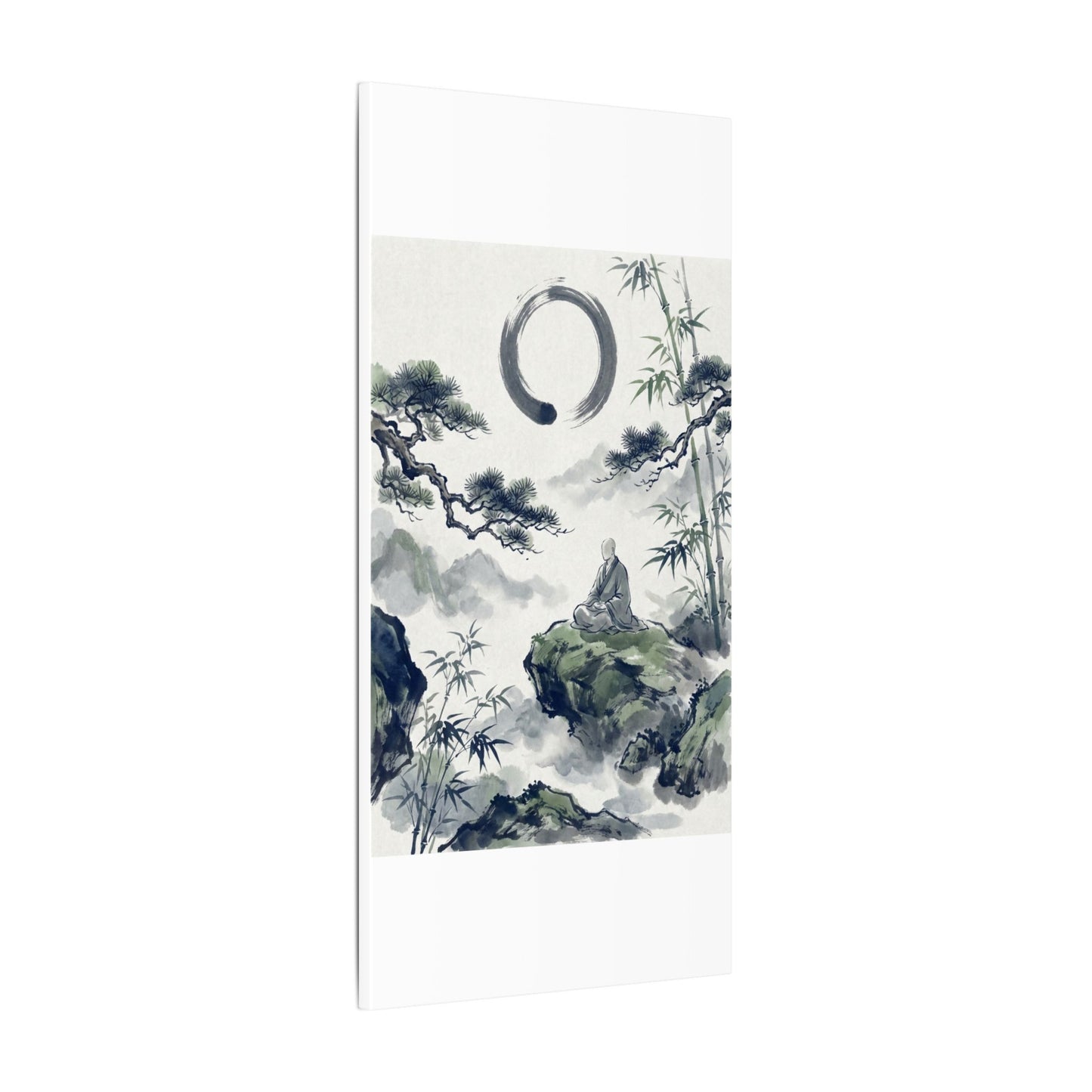 Zen Sumi-e Canvas Art