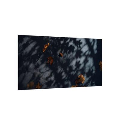 Autumn Shadow Play Shadow Zen Canvas Art | Atmospheric Decor