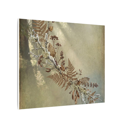 Winter Dried Flowers Forest Whimsy Canvas Art | Earthy Decor