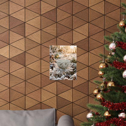 Golden Hour Ceramic Bowl Wall Art Print - Japandi Kanso