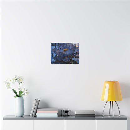 Kintsugi Lotus Flower in Dawn | Broken Beauty Canvas Art