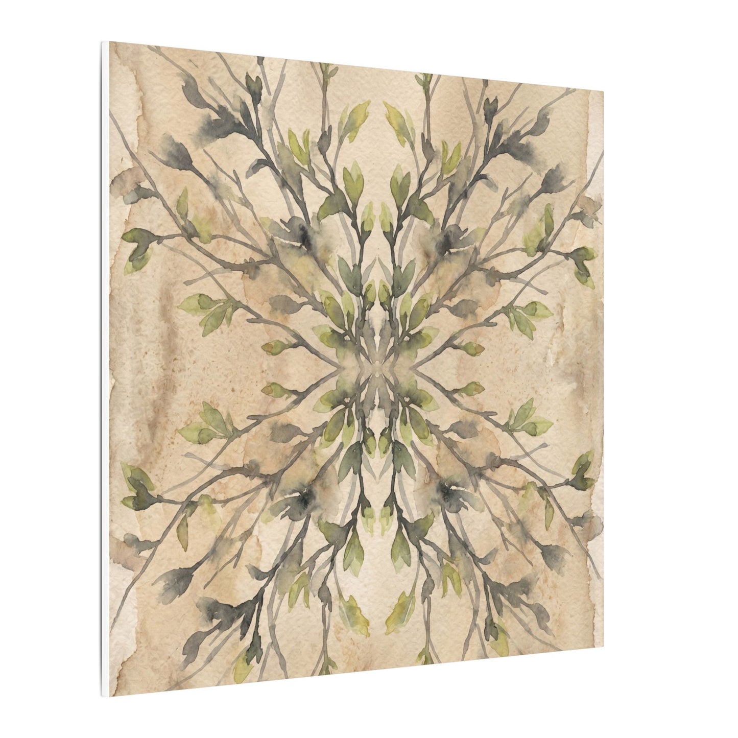 Shibui Shadow Play Canvas Art - Japandi Watercolor
