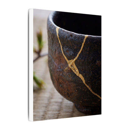 Dawn Tea Ceremony Canvas Art - Kintsugi Mono No Aware