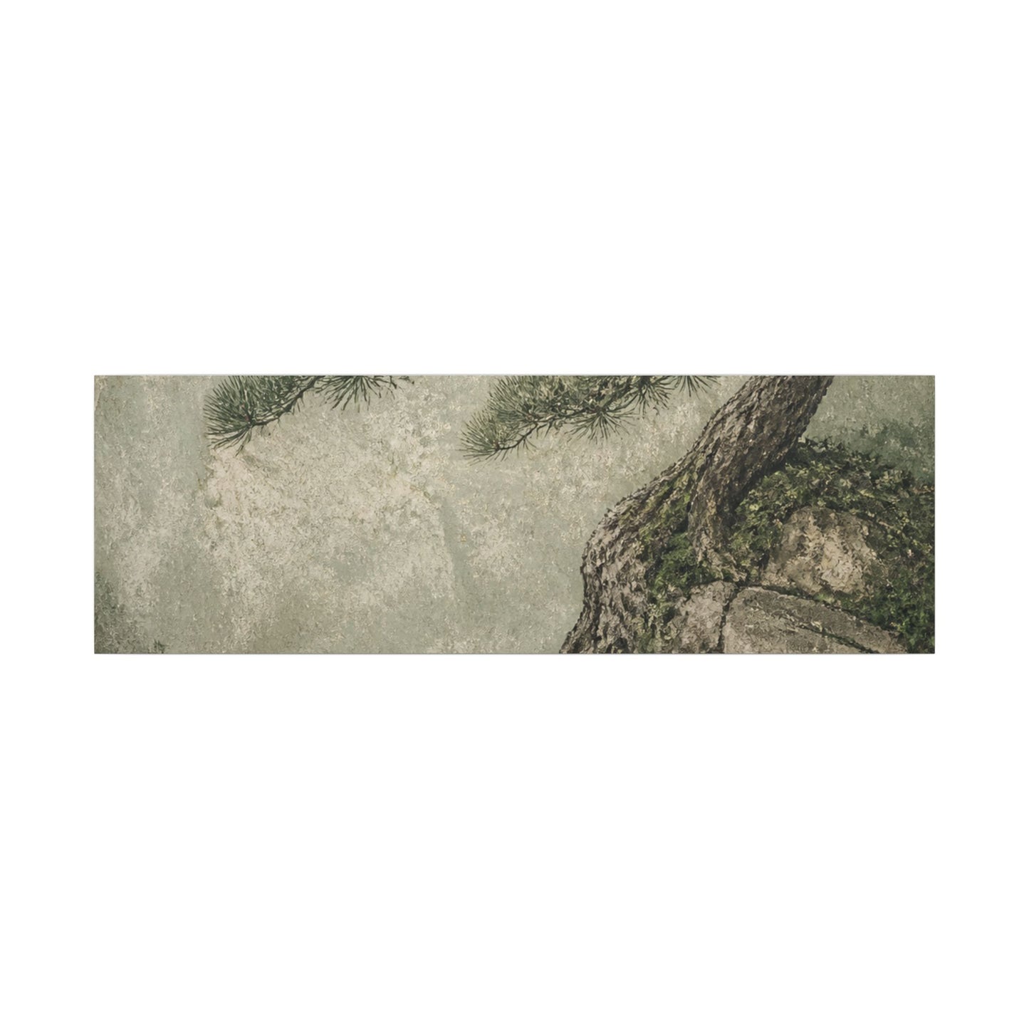 Fukinsei Pine Tree Canvas Art - Japandi Texture