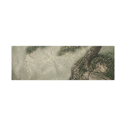 Fukinsei Pine Tree Canvas Art - Japandi Texture