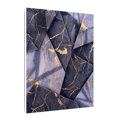 Seijaku Paper Fold Canvas Art - Kintsugi Gold Vein