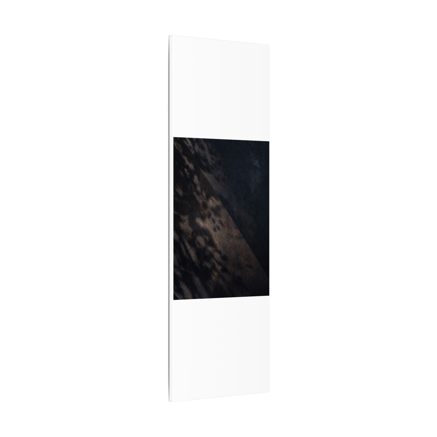 Shadow Play Winter Canvas Art | Dark Japandi Moody Design