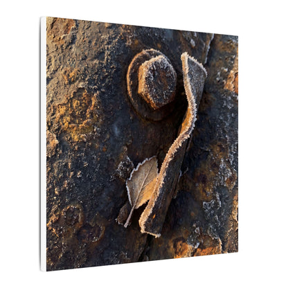 Moody Rust Patina Canvas Art - Moody Minimal Dark Japandi