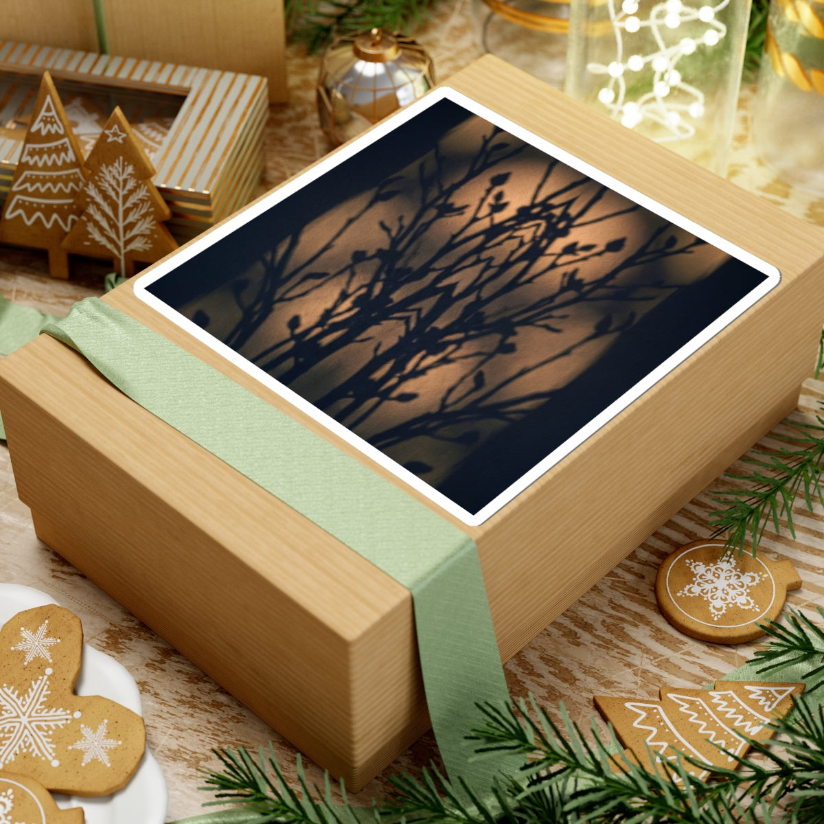Spring Shadow Play Shadow Zen Sticker | Luxurious Decor