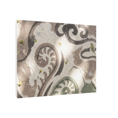 Dappled Ink Brushstroke Canvas Art - Japandi Ma