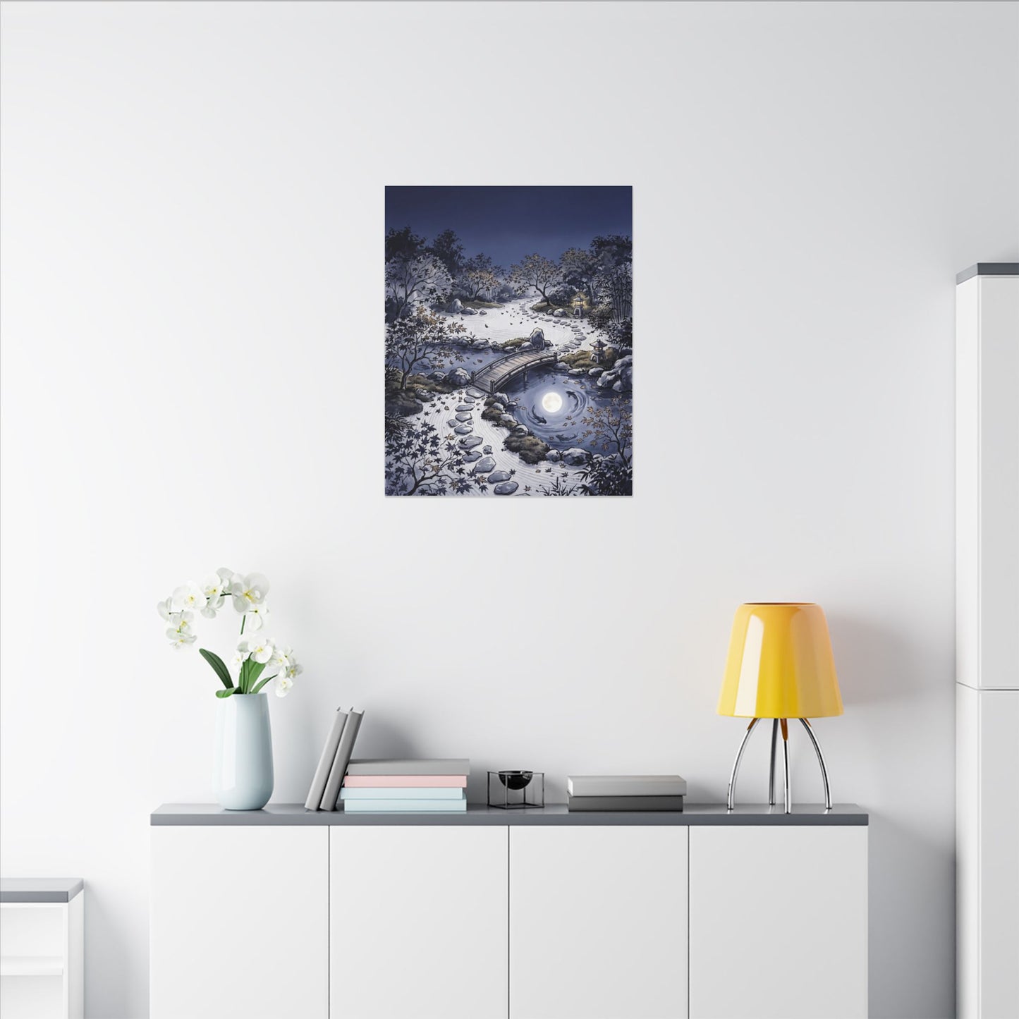 Torii Gate Enso Canvas Art | Contemplative Zen Art