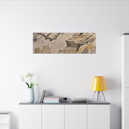 Pine Tree Canvas Art | Winter Japandi Japanese Pattern Art