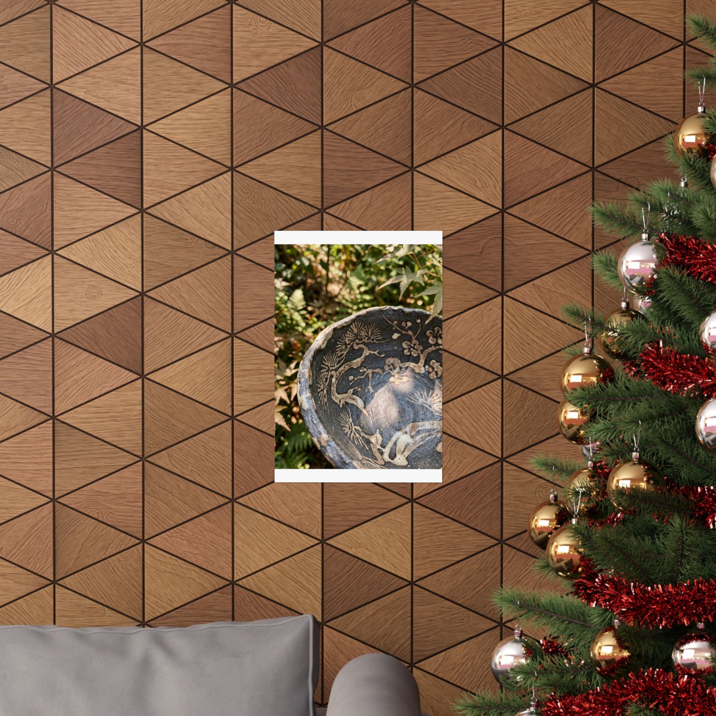 Ceramic Bowl Summer Wall Art Print | Japandi Warm Design