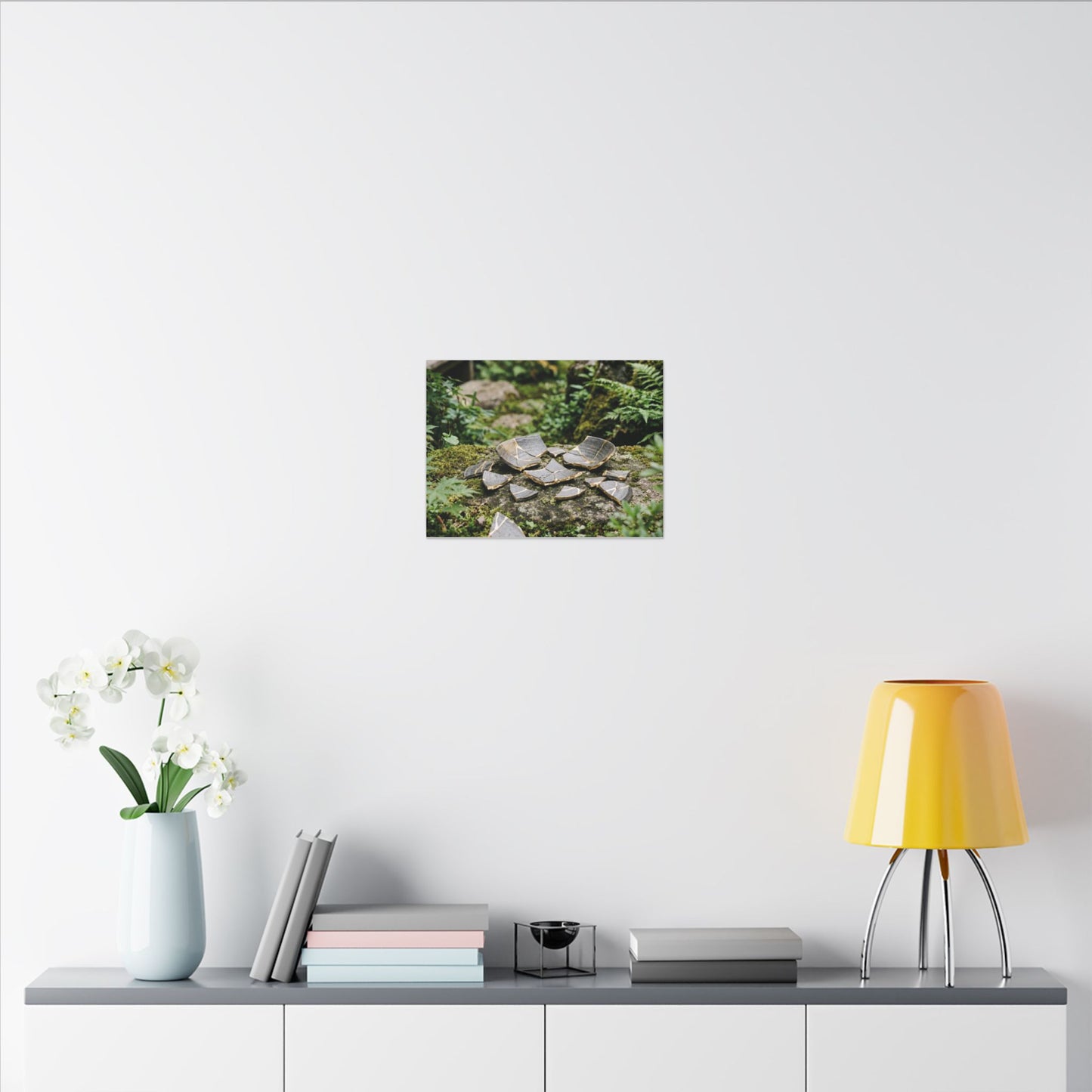 Summer Broken Pottery Gold Repair Canvas Art | Resilient Decor