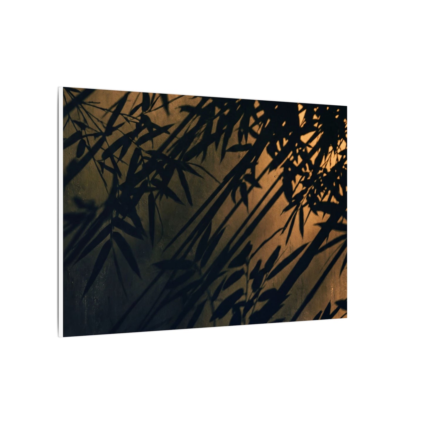Sophisticated Shadow Play Canvas Art - Shadow Zen Dark Japandi