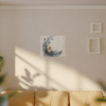 Winter Shoji Screen Forest Whimsy Canvas Art | Enchanting Decor