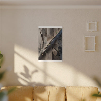 Paper Fold Canvas Art | Spring Japandi Japanese Pattern Art