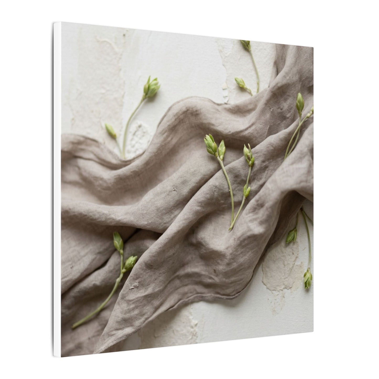 Overcast Silk Drape Canvas Art - Japandi Ma