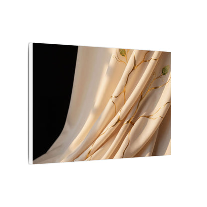 Golden Hour Silk Drape Canvas Art - Kintsugi Fukinsei