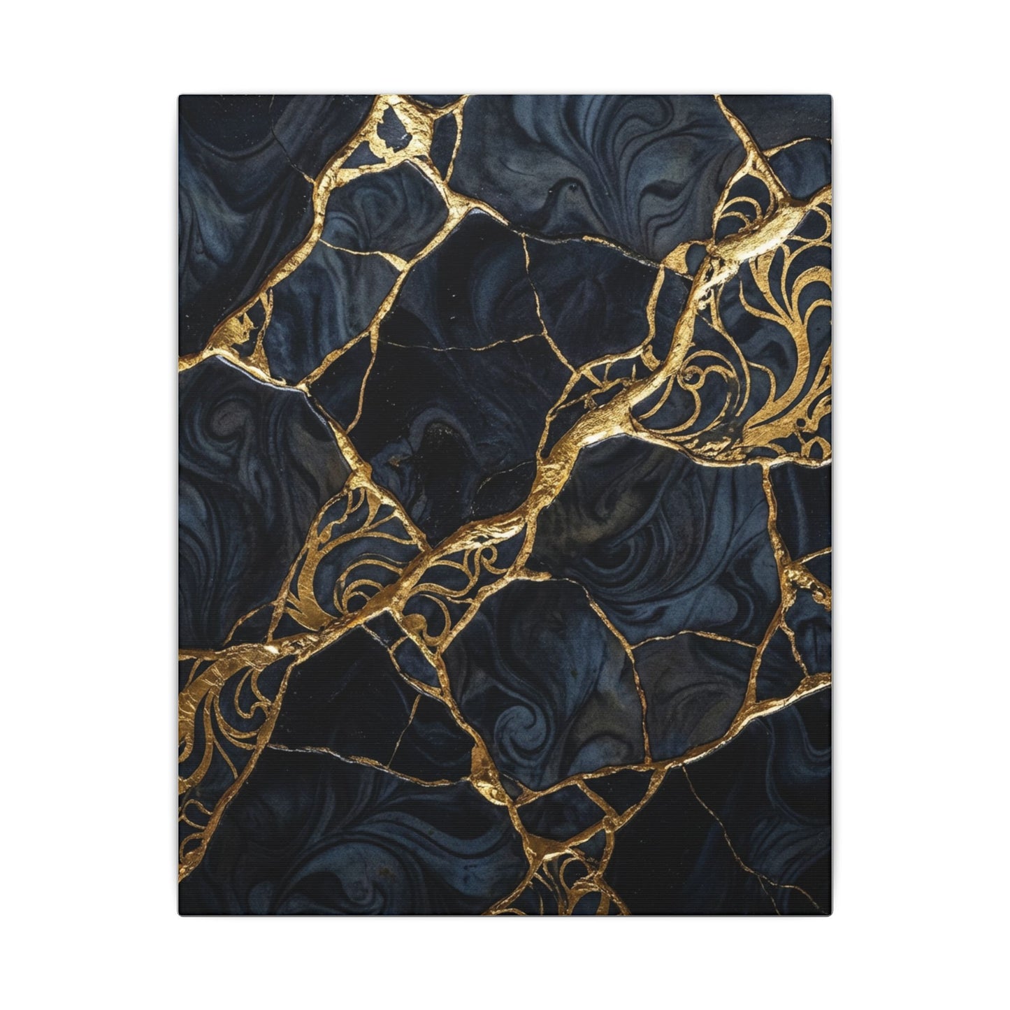 Kintsugi Gold Vein Canvas Art