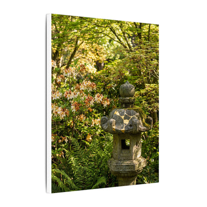 Spring Stone Lantern Gold Repair Canvas Art | Beautiful Decor