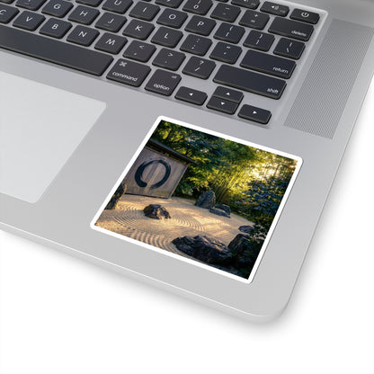 Summer Rock Garden Enso Sticker | Tranquil Decor