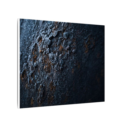 Rust Patina Canvas Art | Winter Dark Japandi Shadow Zen Art