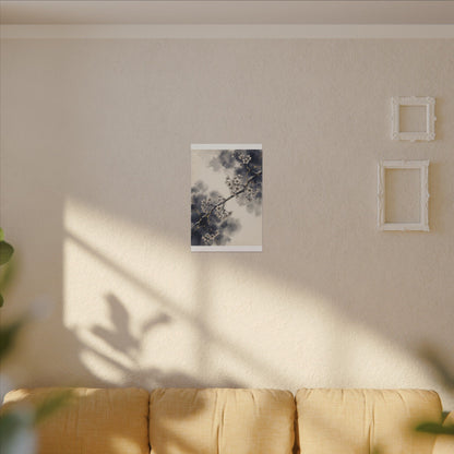 Ma Cherry Blossom Canvas Art - Kintsugi Gold Vein