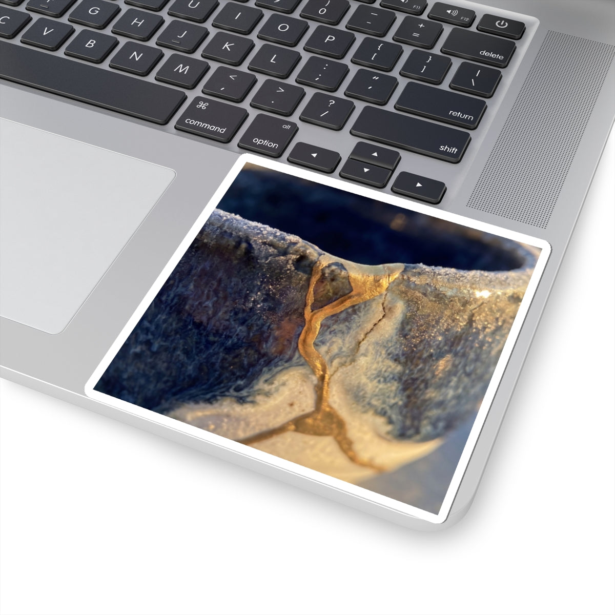 Ceramic Bowl Winter Sticker | Kintsugi Healing Design