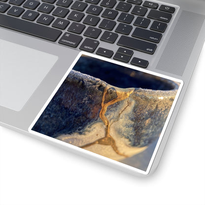 Ceramic Bowl Winter Sticker | Kintsugi Healing Design