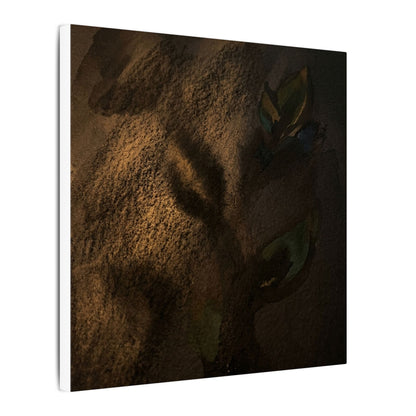 Candlelight Shadow Play Canvas Art - Dark Japandi Ma