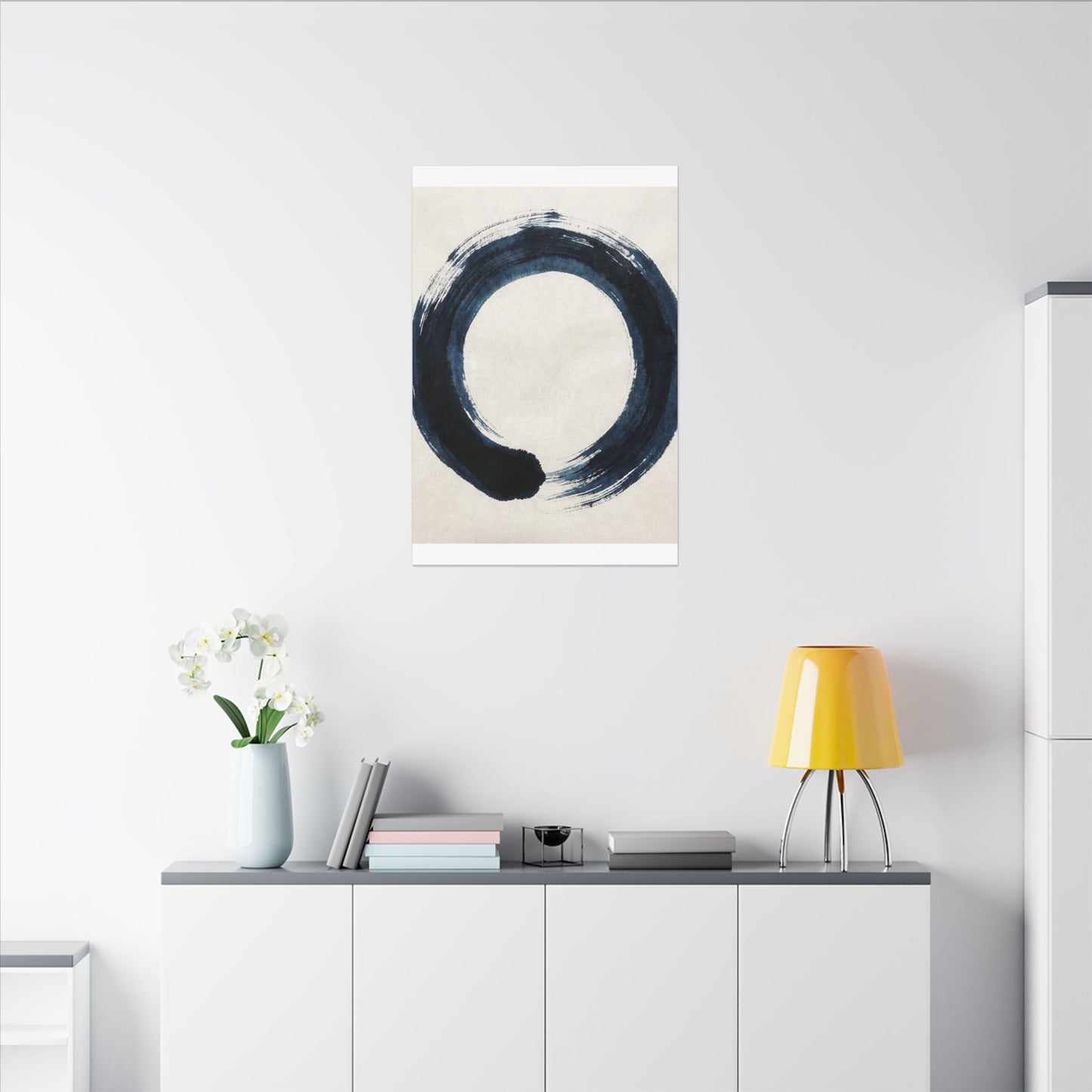 Balanced Meditation Zen Enso Canvas Art