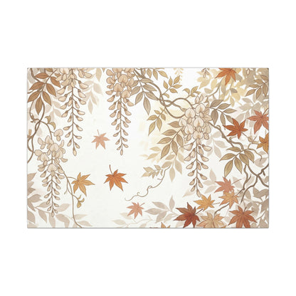 Shibui Wisteria Canvas Art - Japandi Japanese Pattern