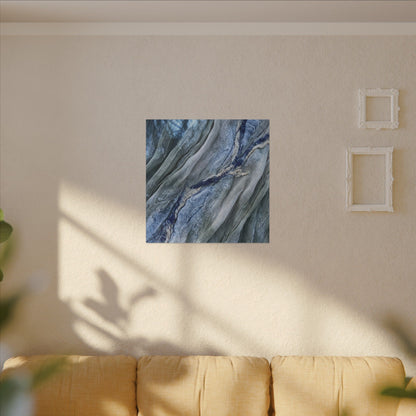Moonlight Silk Drape Canvas Art - Japandi Mono No Aware