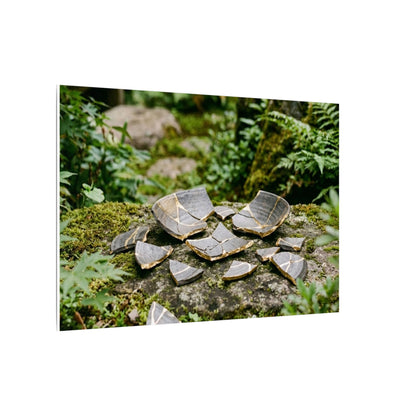 Summer Broken Pottery Gold Repair Canvas Art | Resilient Decor
