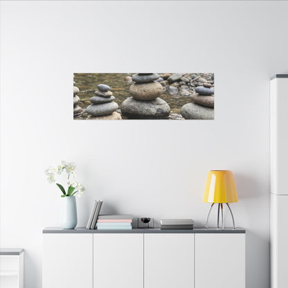 Bamboo Grove Winter Canvas Art | Zen Serene Design