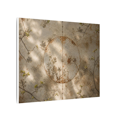 Japandi Rust Patina in Dappled | Japanese Pattern Canvas Art
