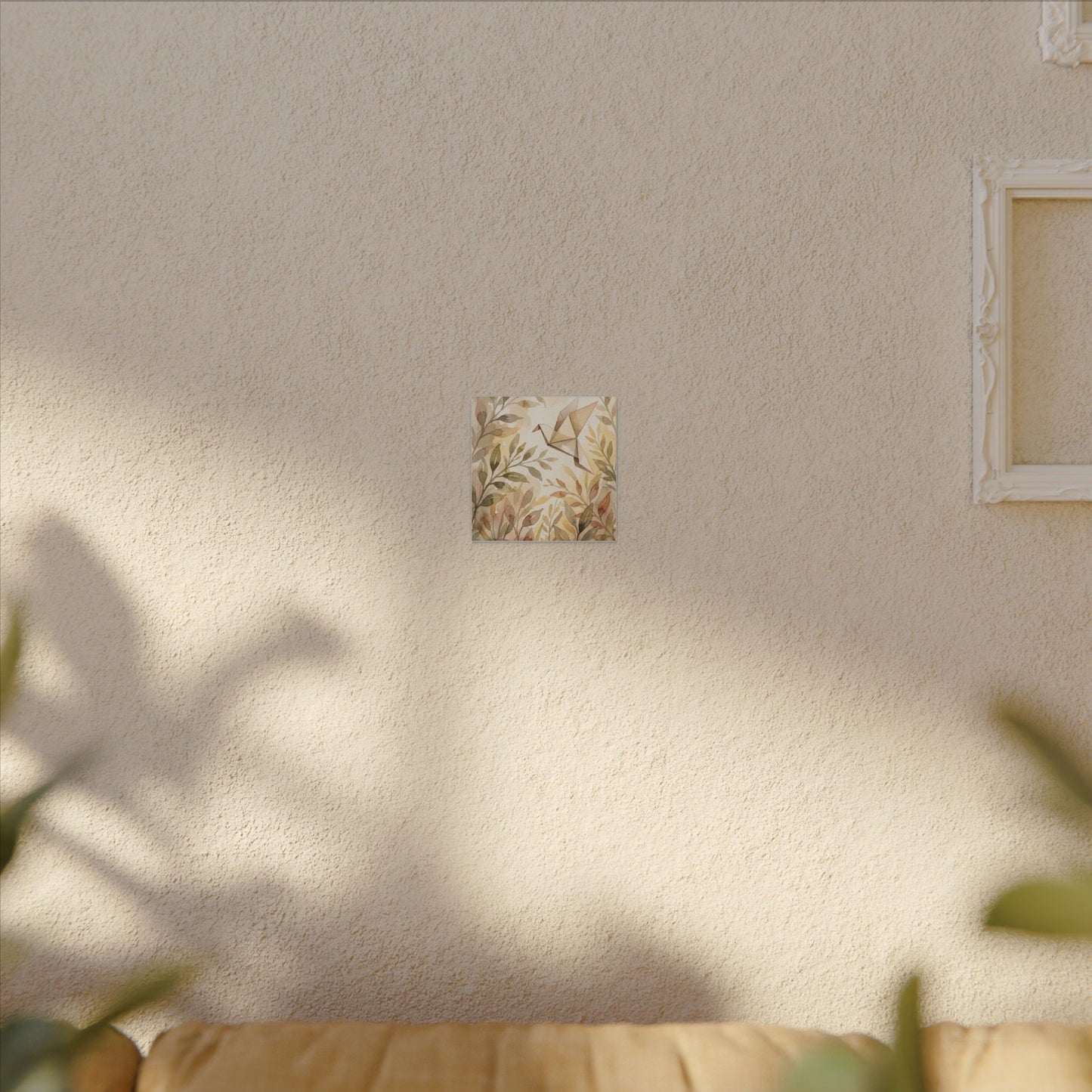 Fukinsei Paper Fold Canvas Art - Japandi Watercolor