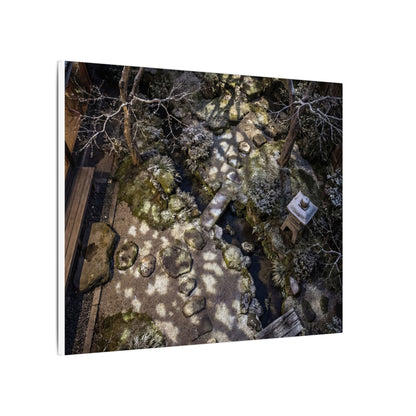 Moonlit Garden Japanese Pattern Canvas Art | Elegant Japandi Art