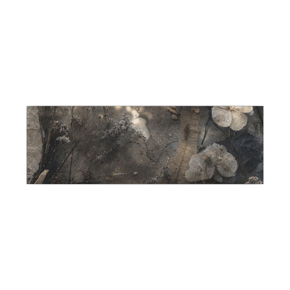 Winter Dried Flowers Texture Canvas Art | Elegant Decor