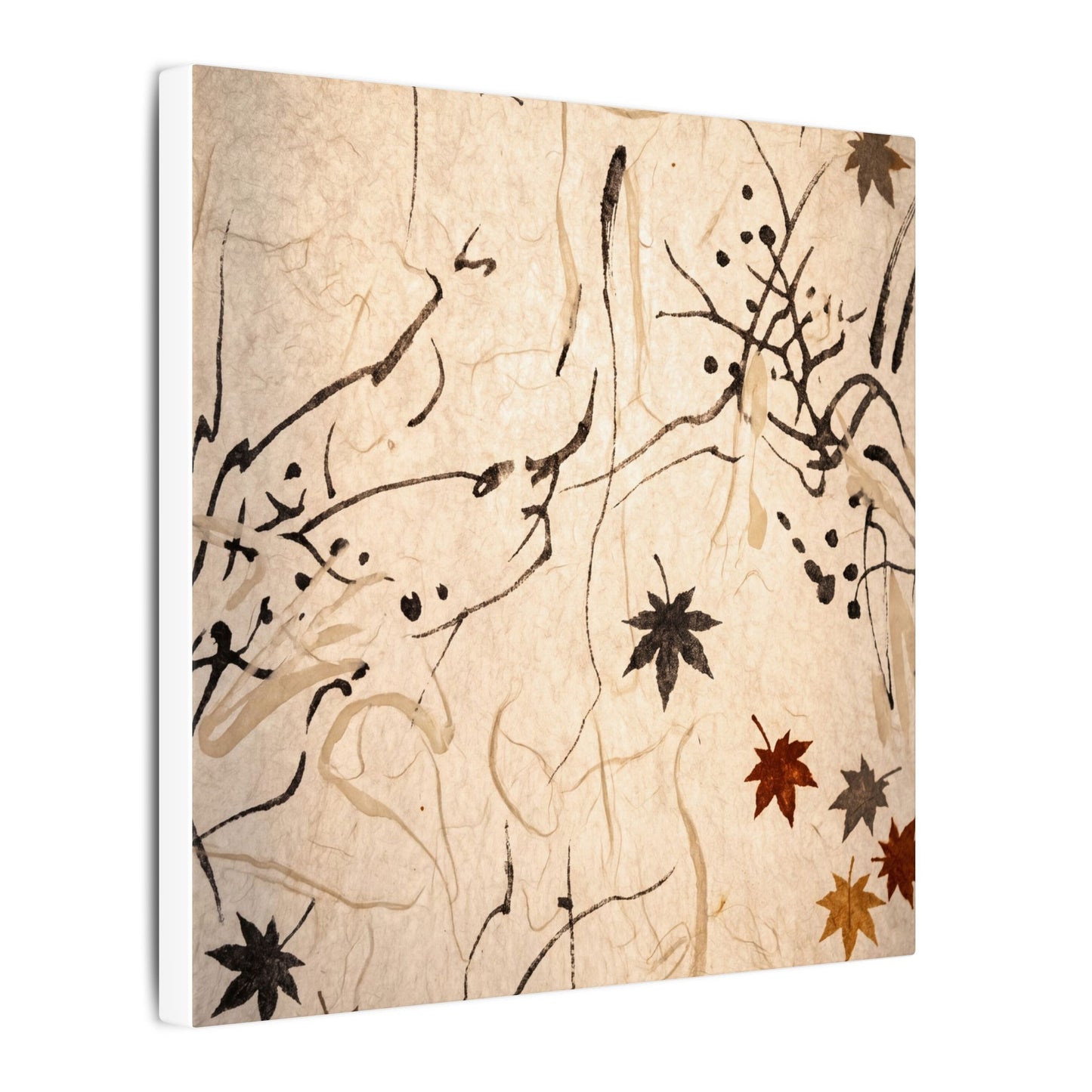 Golden Hour Shoji Screen Canvas Art - Japandi Fukinsei
