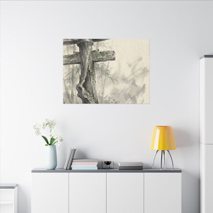 Torii Gate Summer Canvas Art | Zen Tranquil Design
