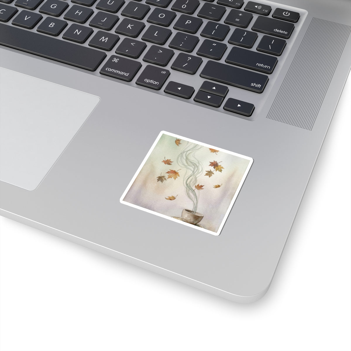 Japandi Incense Smoke in Dawn | Watercolor Sticker