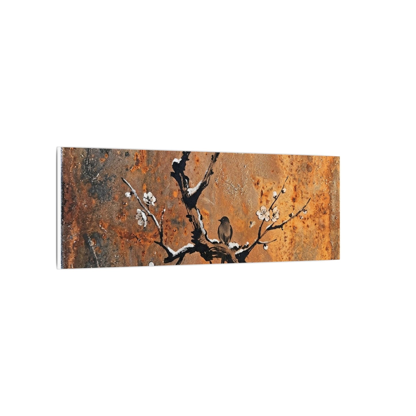 Datsuzoku Rust Patina Canvas Art - Zen Sumi E