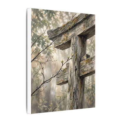 Torii Gate Spring Canvas Art | Japandi Neutral Design