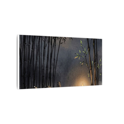 Tranquil Bamboo Grove Canvas Art - Karesansui Zen